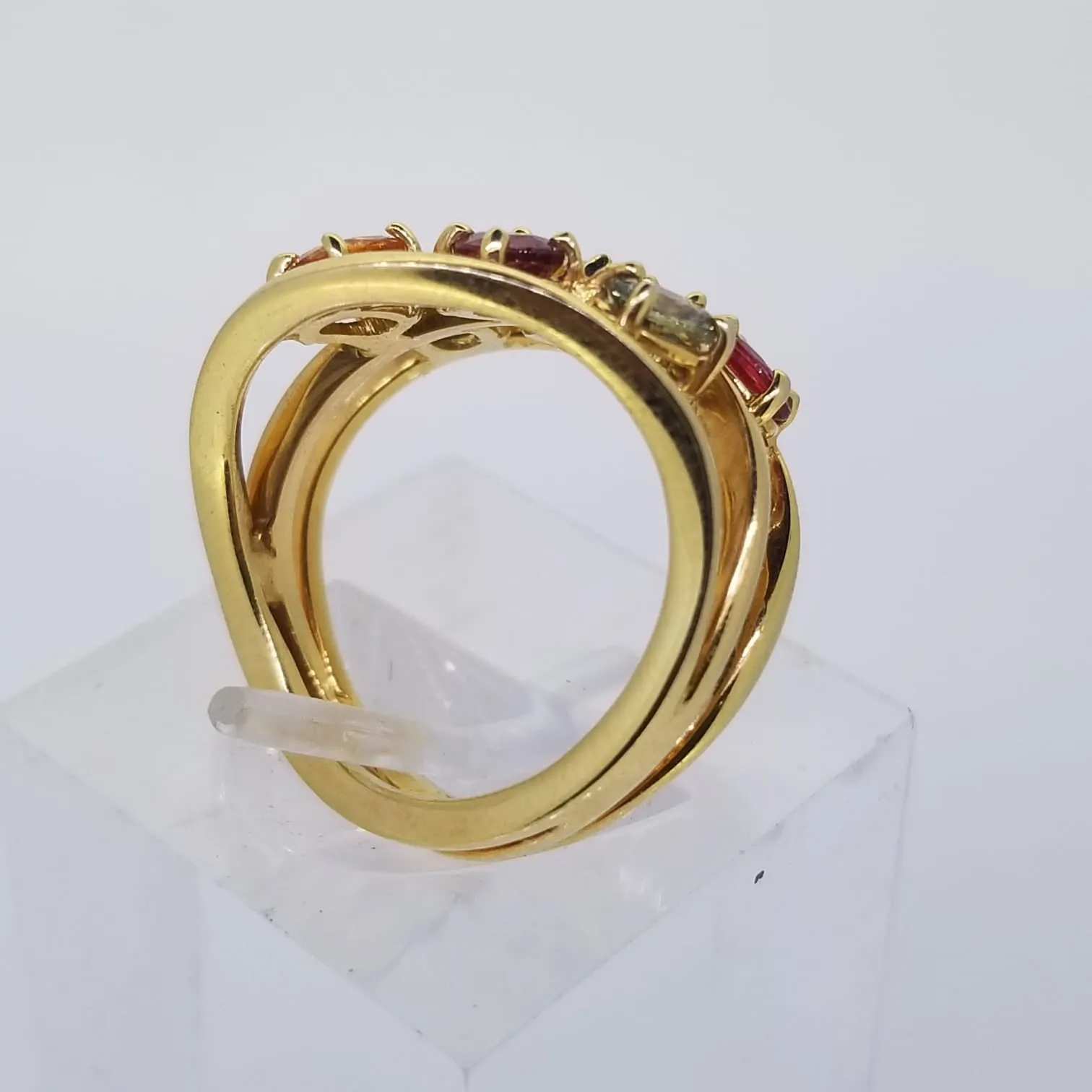 Mutli-Color Sapphire Ring