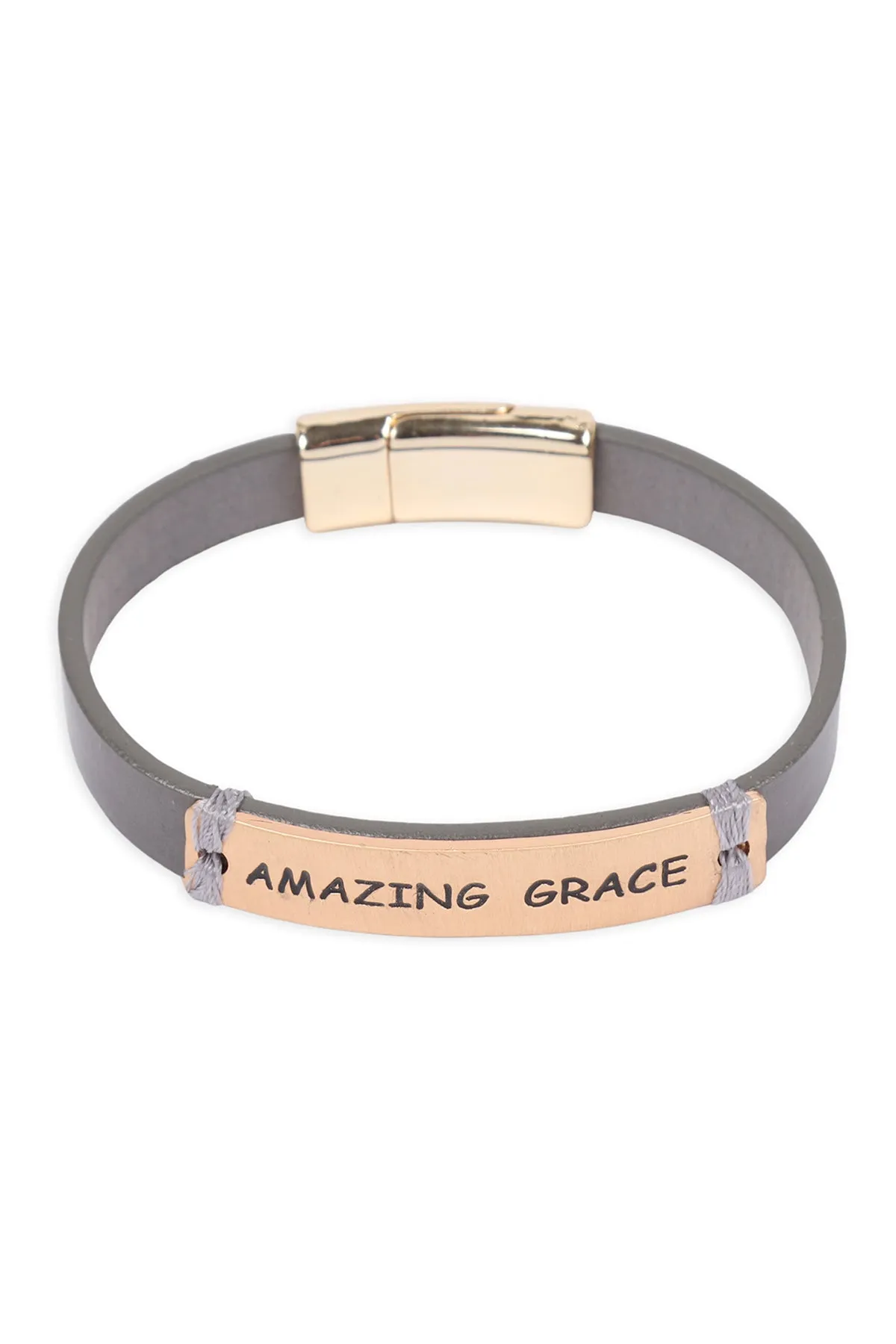 MYB1397 - "AMAZING GRACE" STRAP MAGNETIC LOCK BRACELET