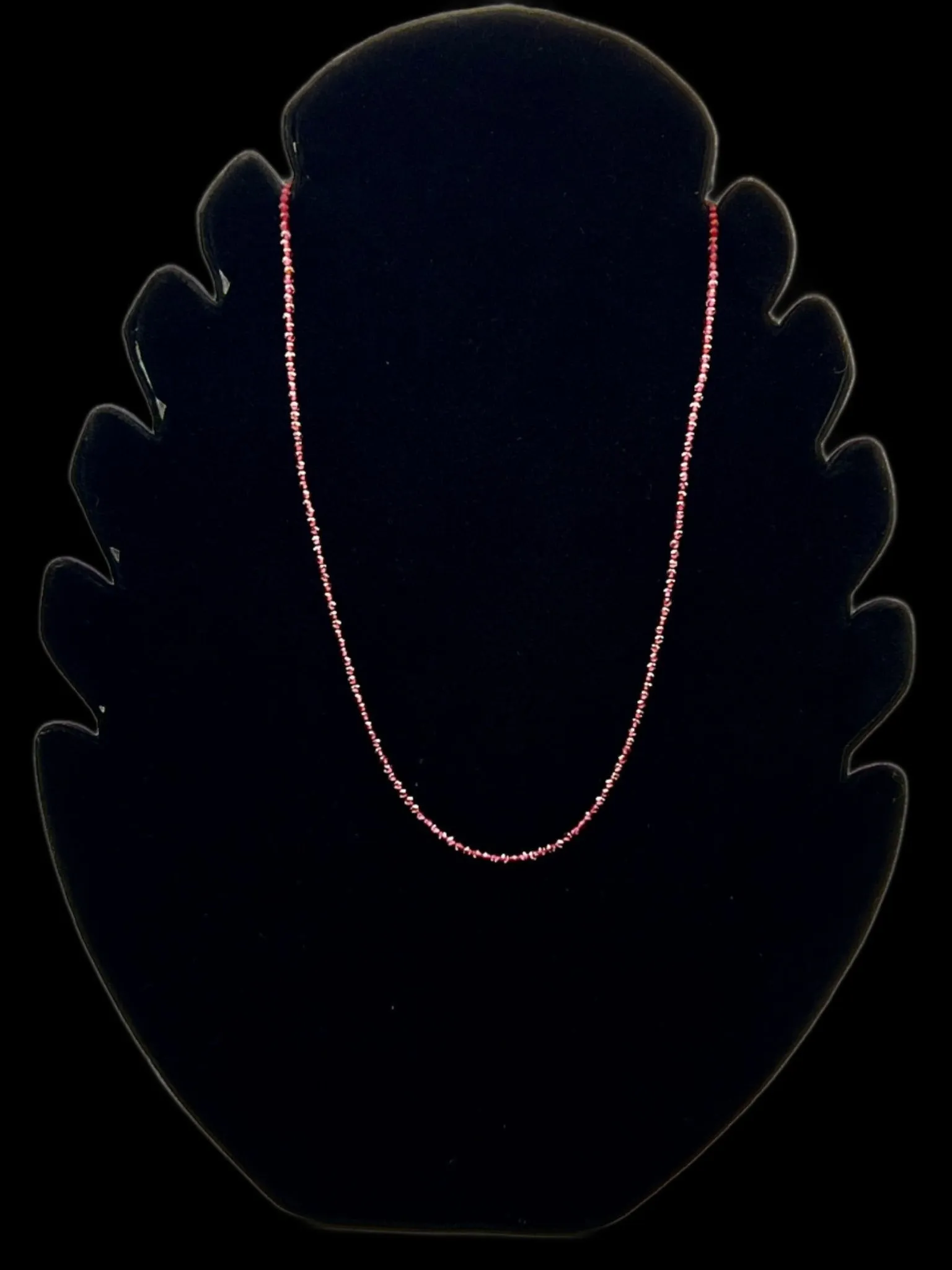 Natural Gemstone Micro-Faceted Necklace