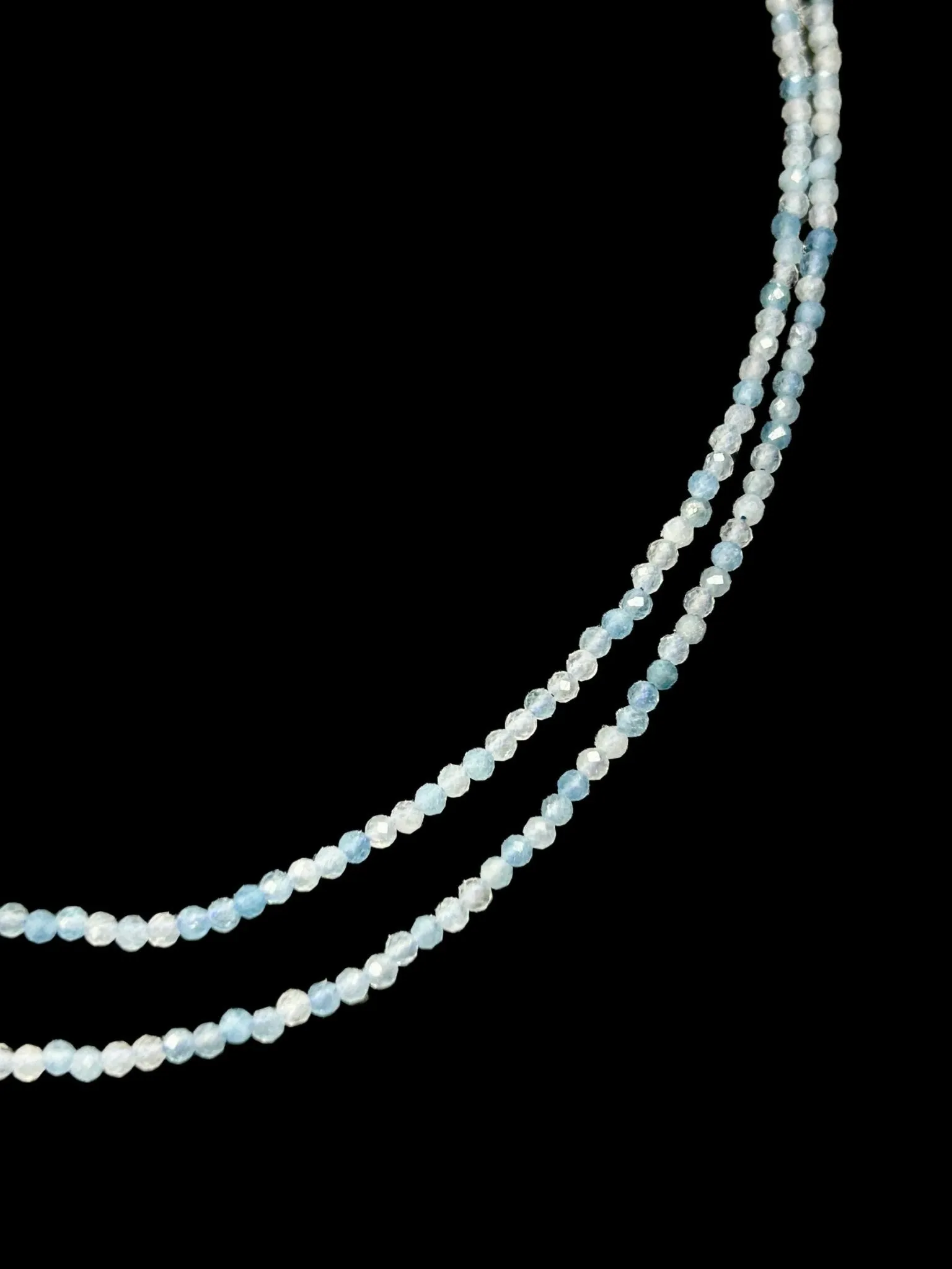 Natural Gemstone Micro-Faceted Necklace