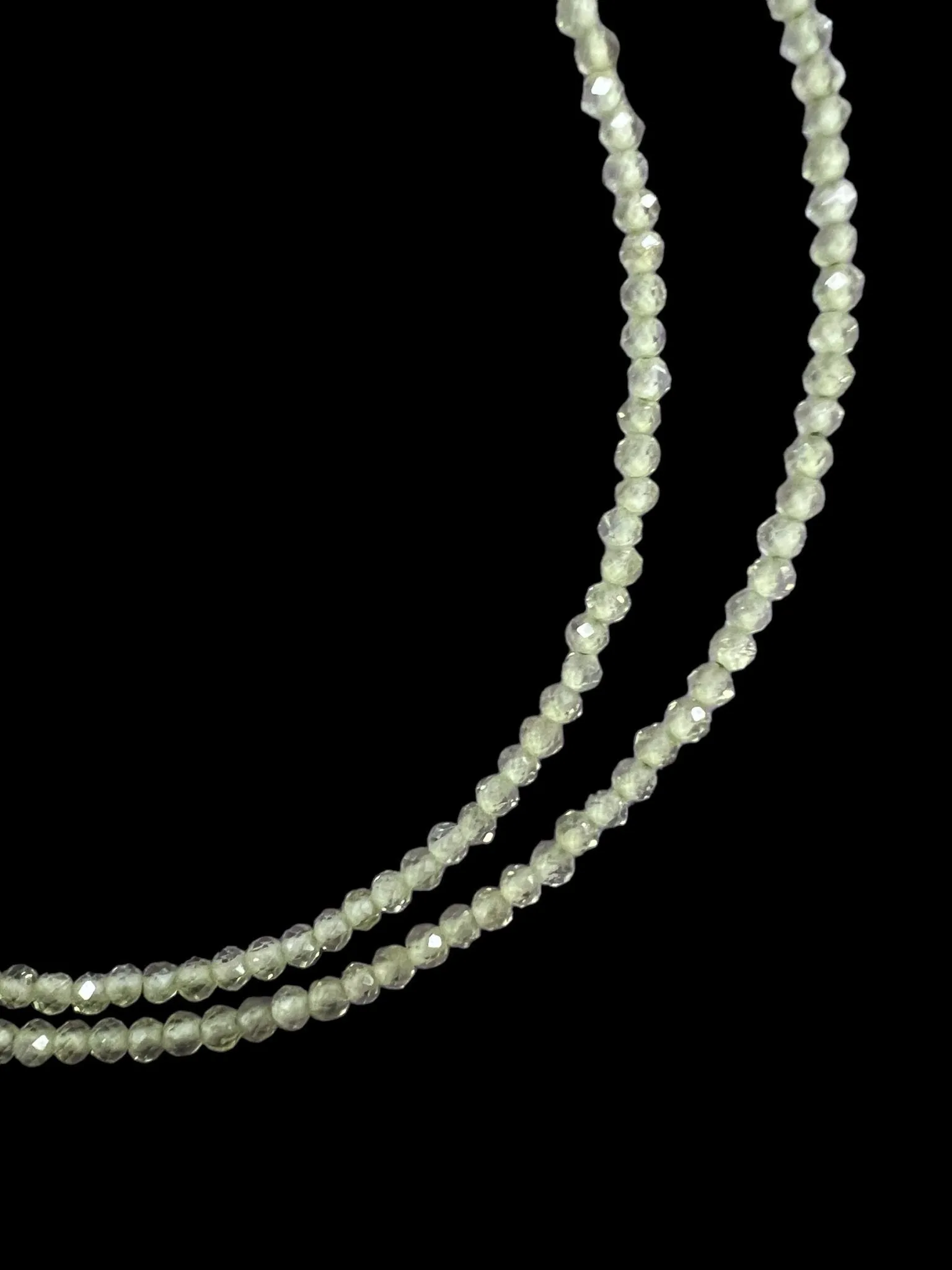 Natural Gemstone Micro-Faceted Necklace