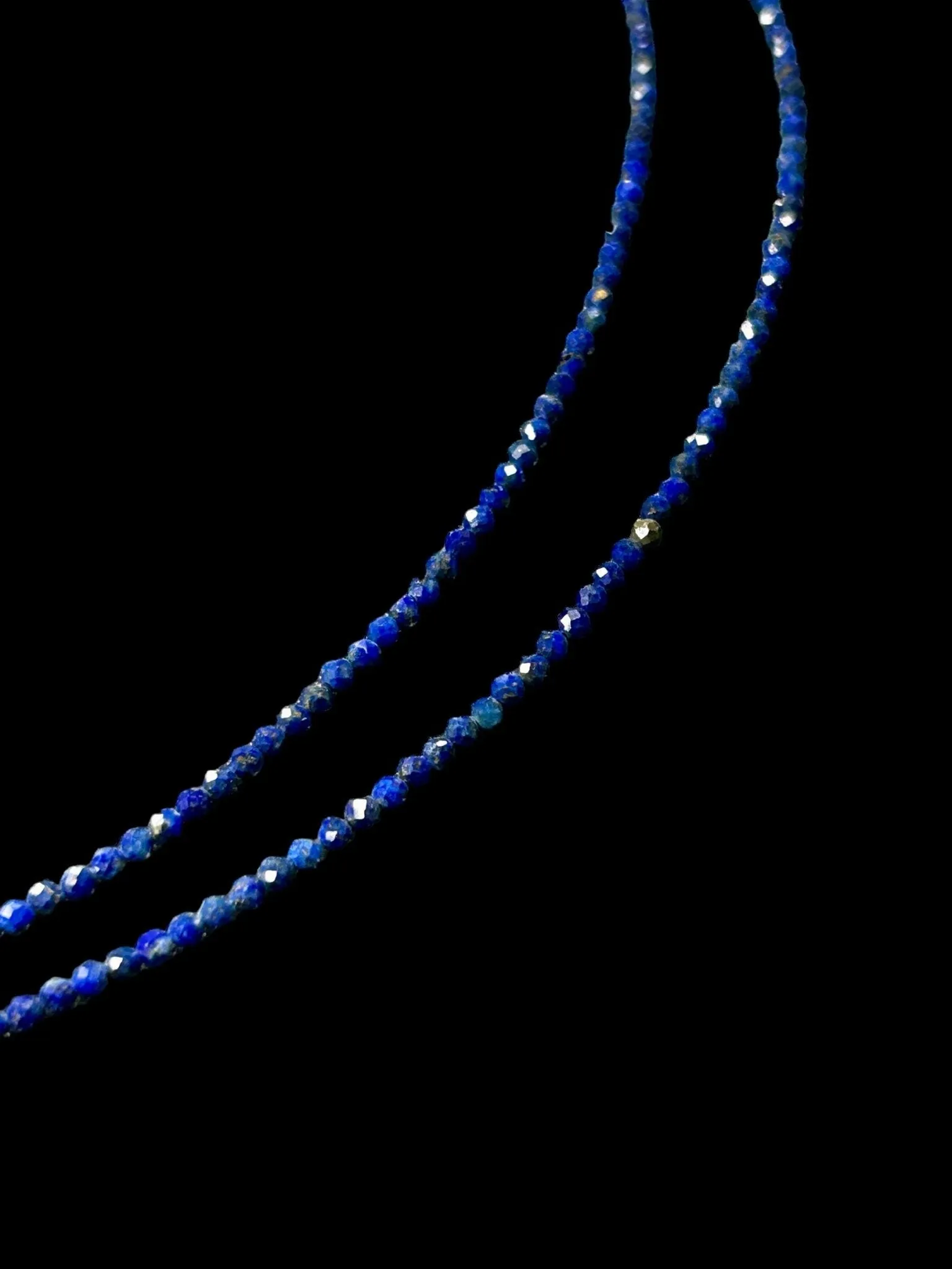 Natural Gemstone Micro-Faceted Necklace