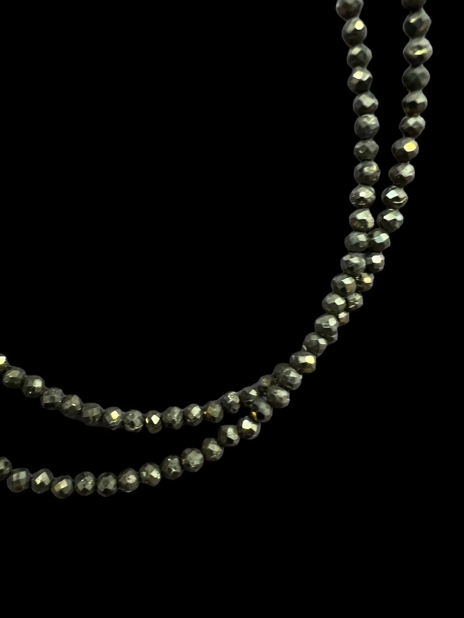 Natural Gemstone Micro-Faceted Necklace