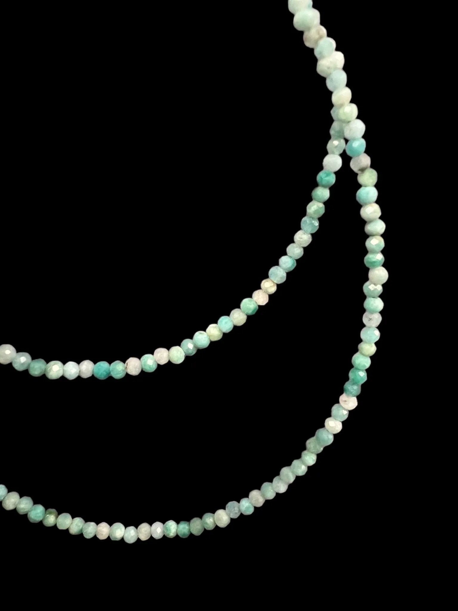 Natural Gemstone Micro-Faceted Necklace