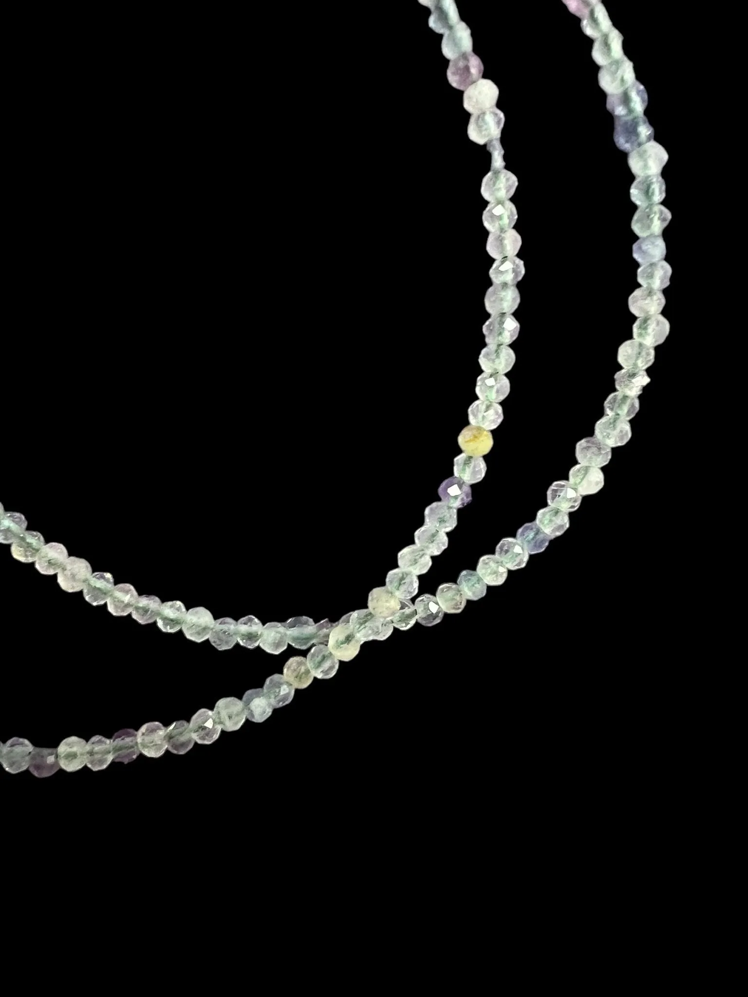 Natural Gemstone Micro-Faceted Necklace