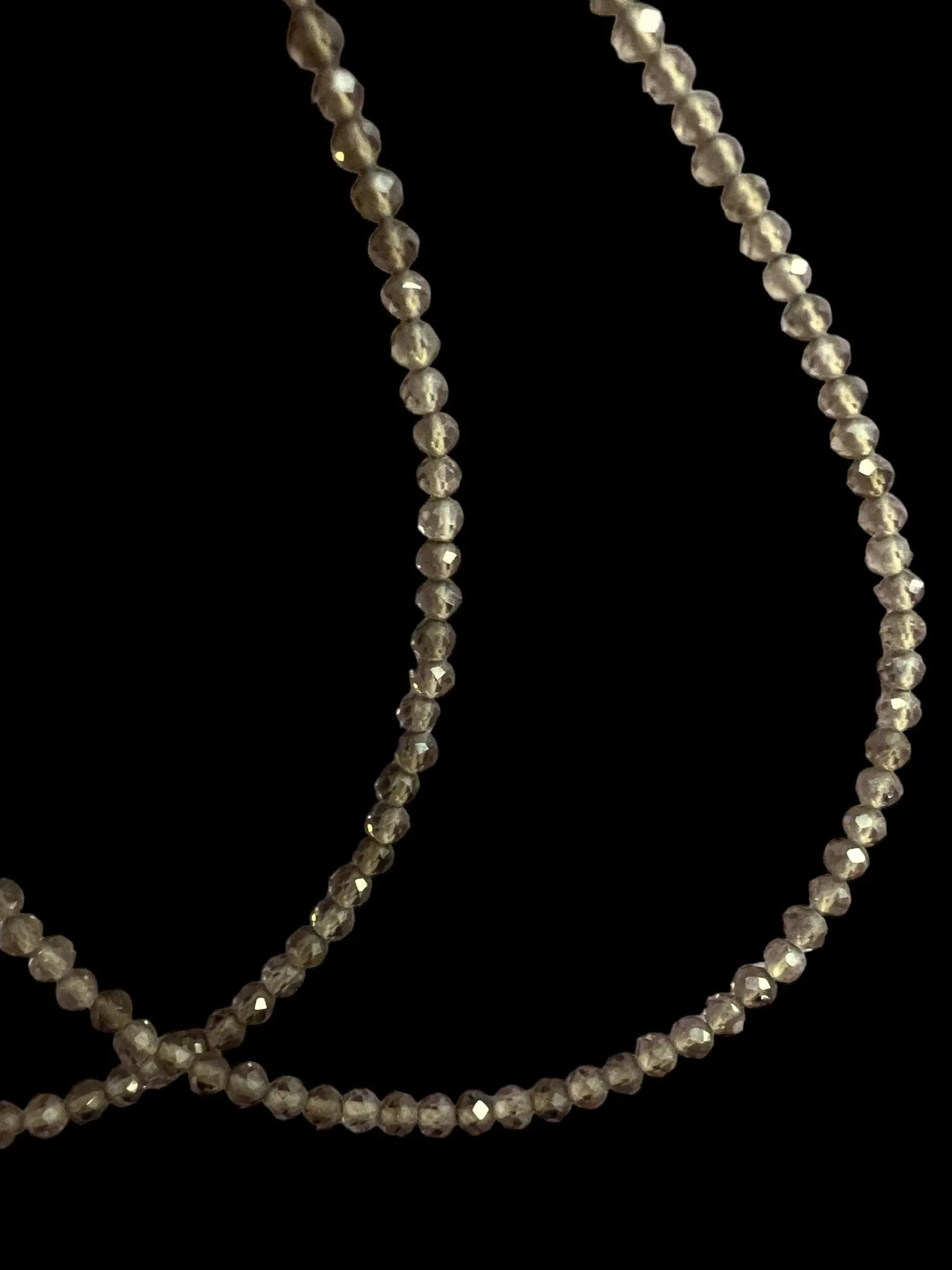 Natural Gemstone Micro-Faceted Necklace