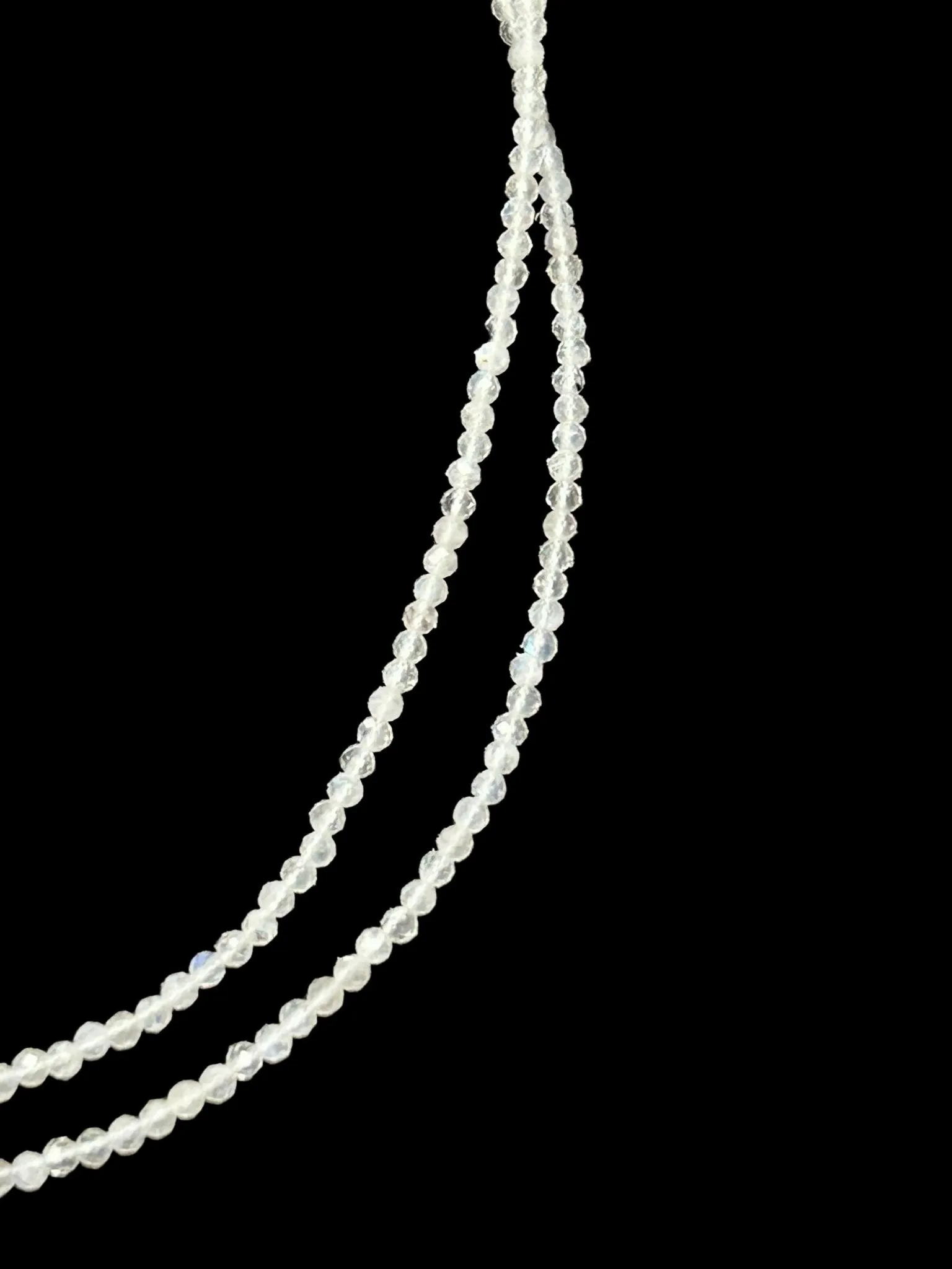 Natural Gemstone Micro-Faceted Necklace