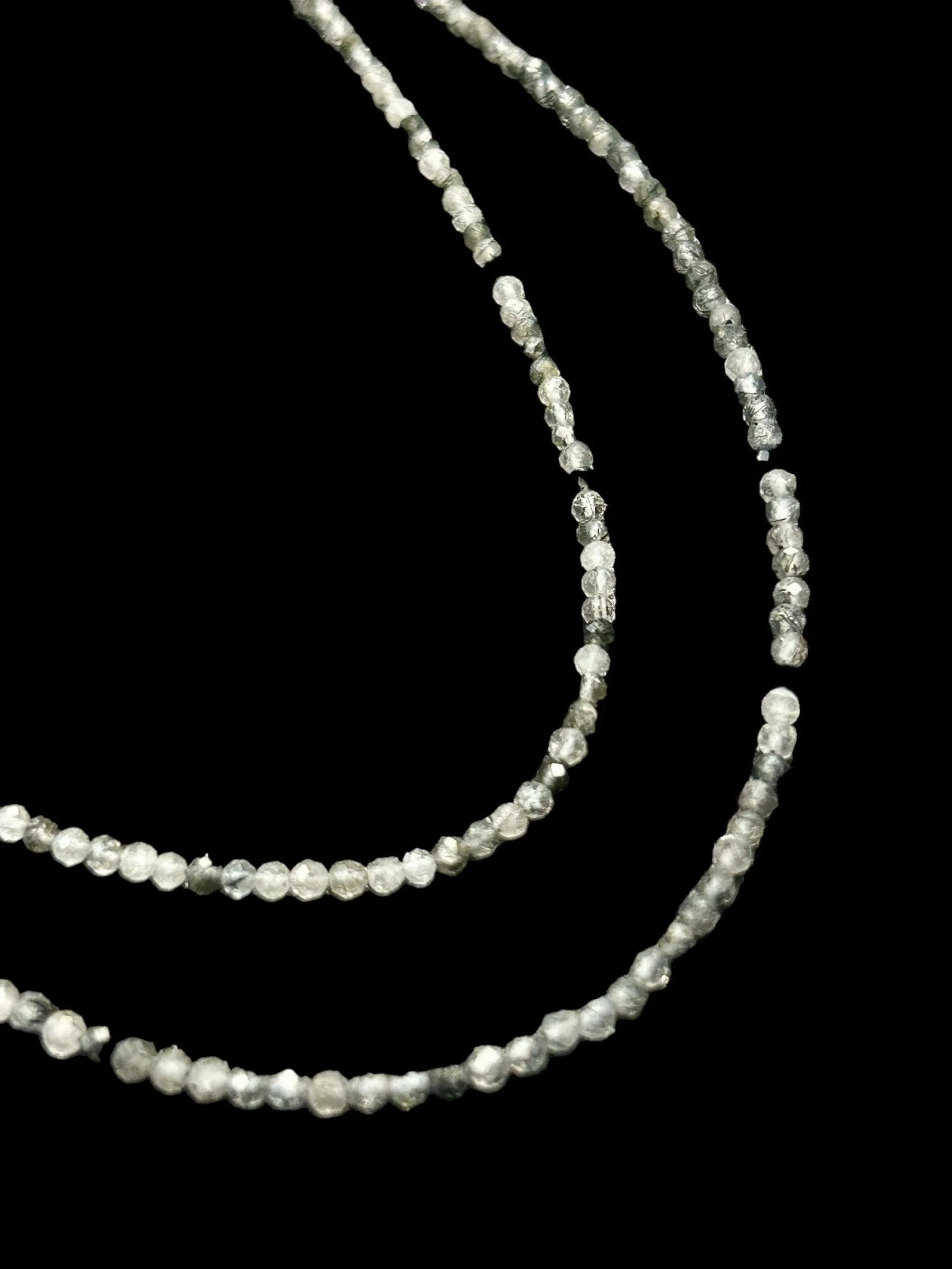 Natural Gemstone Micro-Faceted Necklace