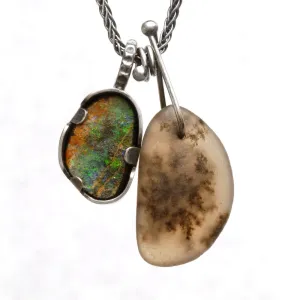 Opal Charm Necklace
