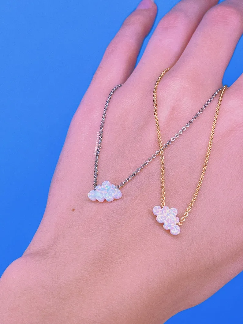 Opal Cloud Necklace