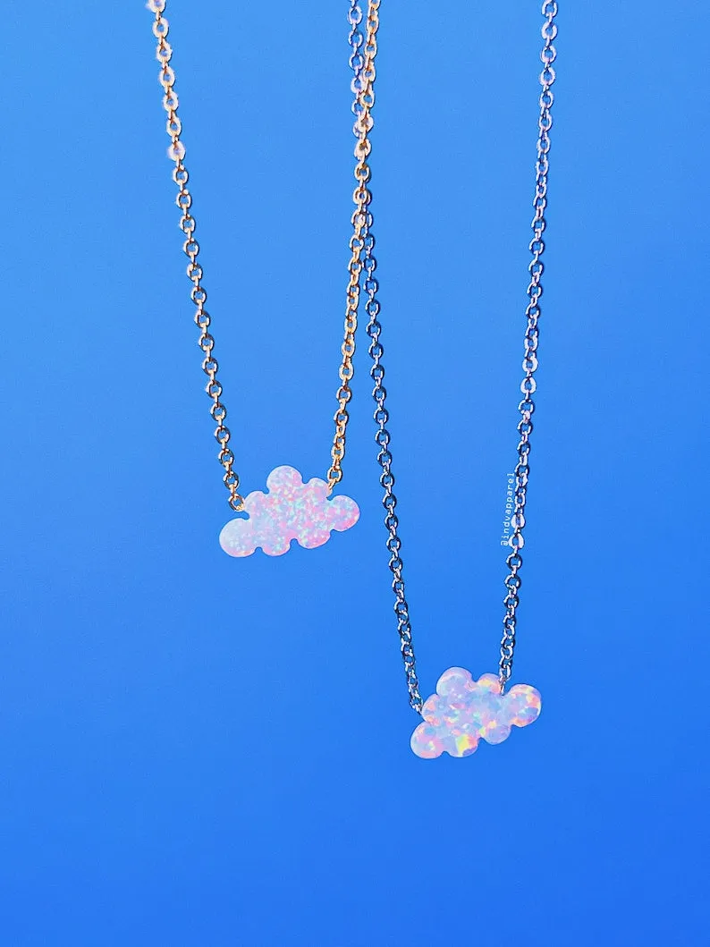 Opal Cloud Necklace