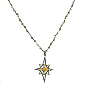 Opal Star Pendant