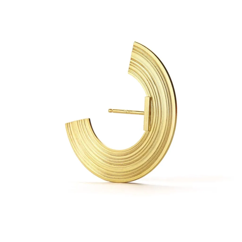 Orbit - lobe earrings (big radius)