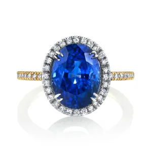Oval Sapphire Ring