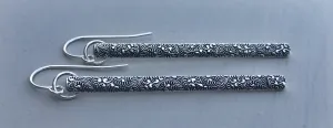 Paisley Bar Earrings-Long