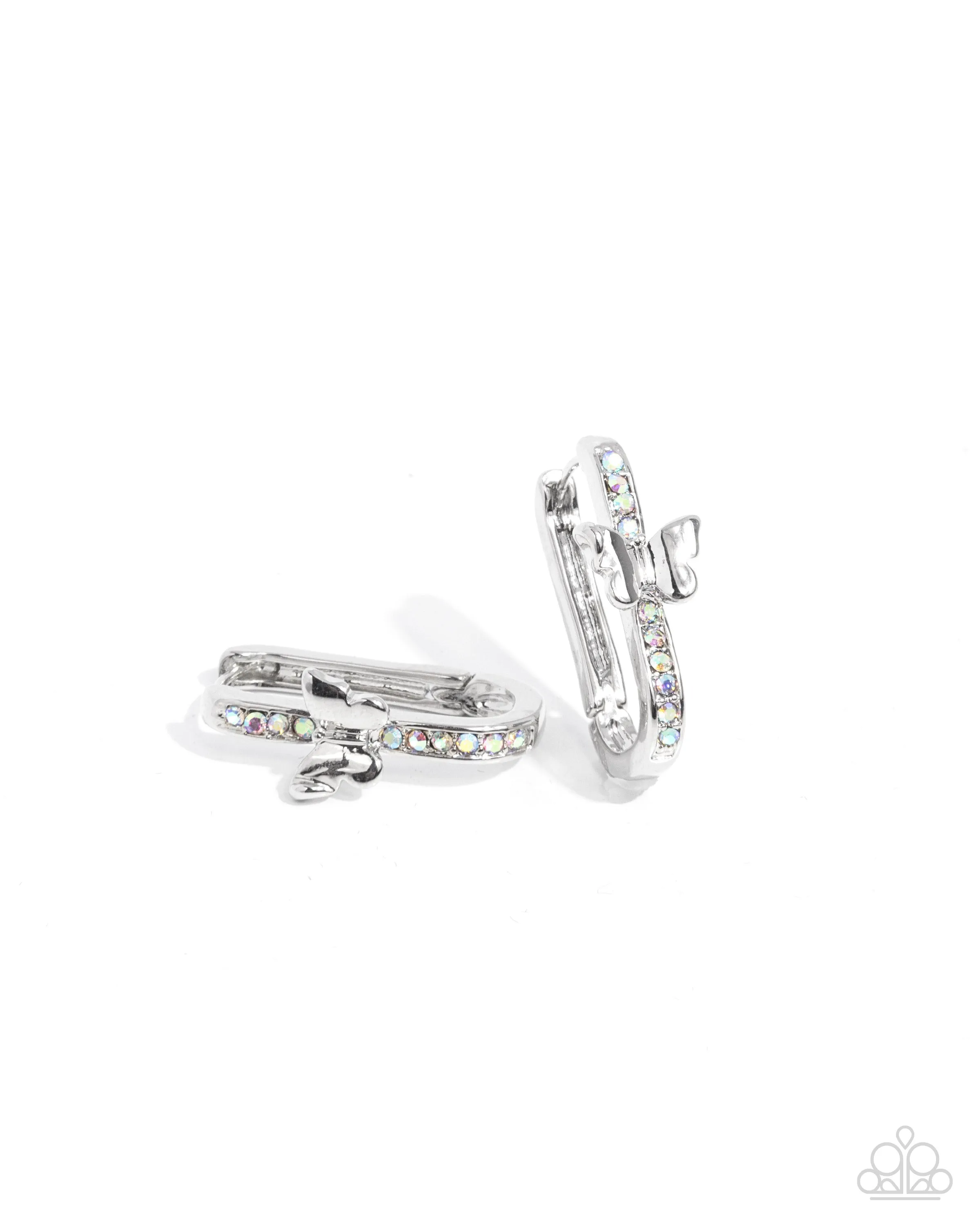 Paparazzi Aerial Authority - Multi Butterfly Earrings