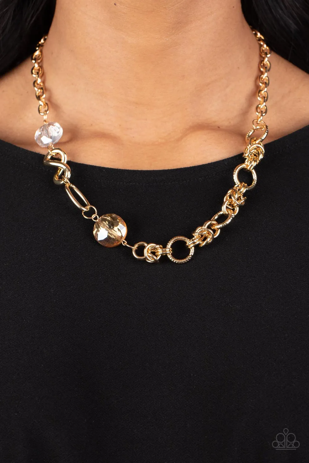 Paparazzi - Celestially Celtic - Gold Necklace
