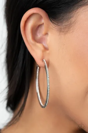 Paparazzi Marquee Magic - White Earrings