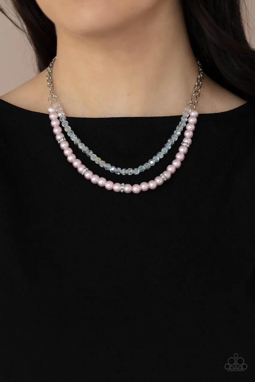 Parisian Princess Pink Paparazzi Necklace