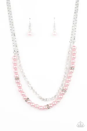 Parisian Princess Pink Paparazzi Necklace