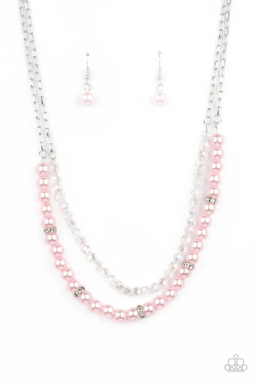 Parisian Princess Pink Paparazzi Necklace