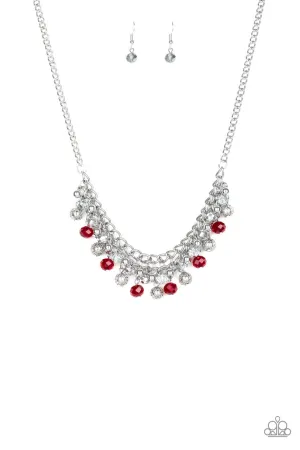 Party Spree Red Paparazzi Necklace