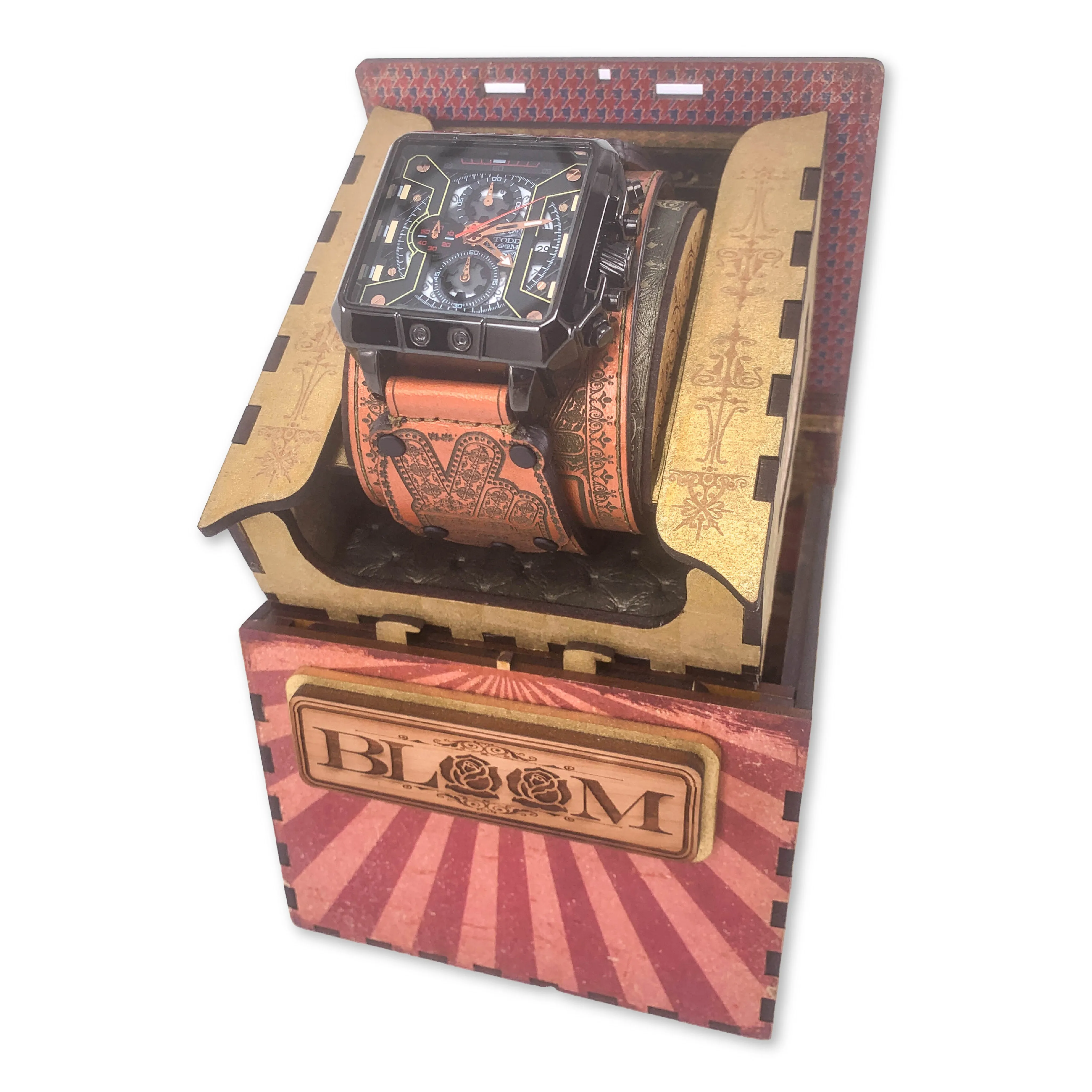 PEACE OFF-MENS HAND MADE-FULL GRAIN LEATHER-WATCH