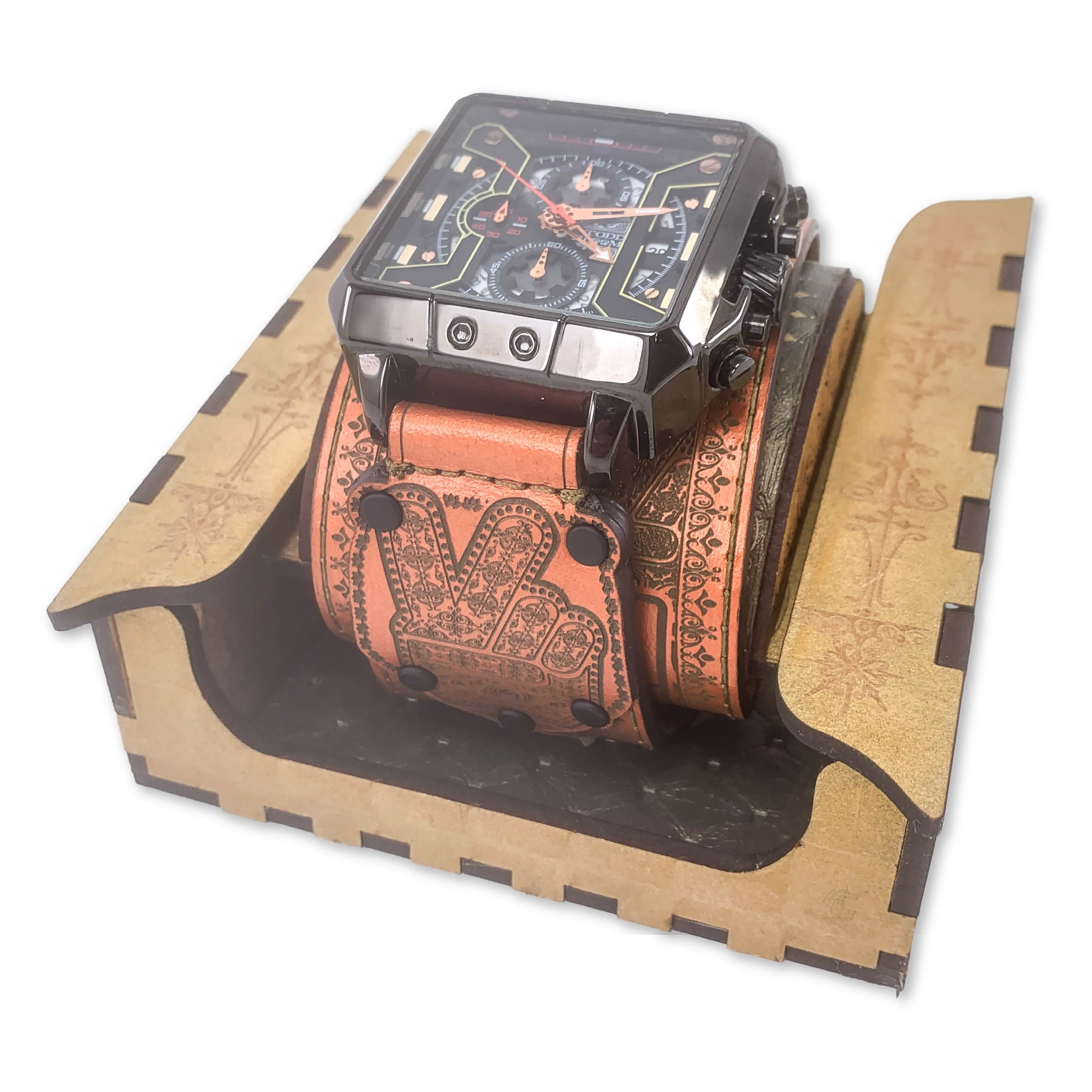 PEACE OFF-MENS HAND MADE-FULL GRAIN LEATHER-WATCH