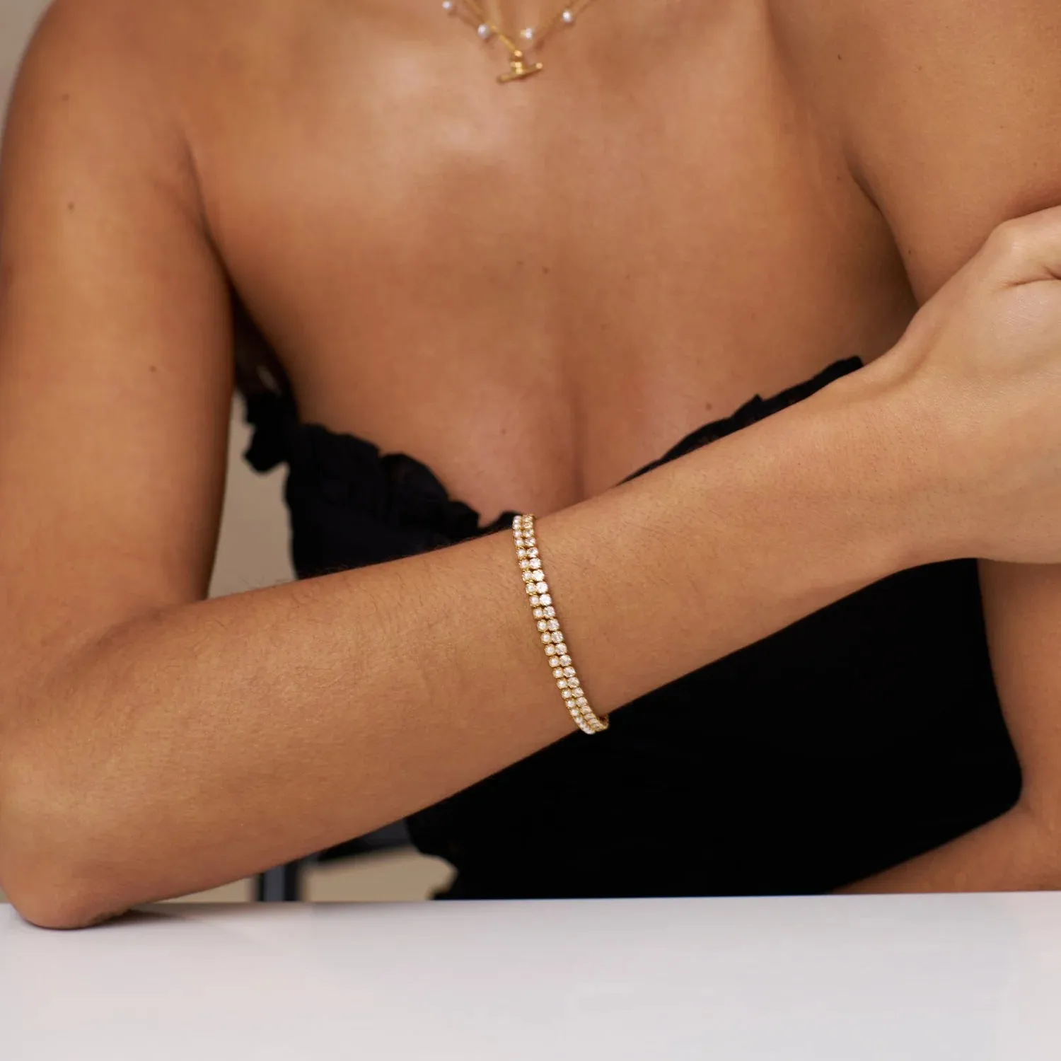 Pearl Tennis Bracelet