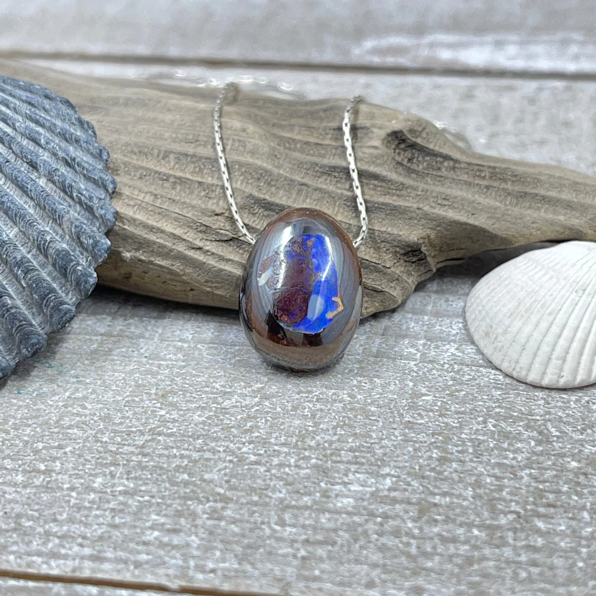 Petite Yowah Nut Opal Necklace