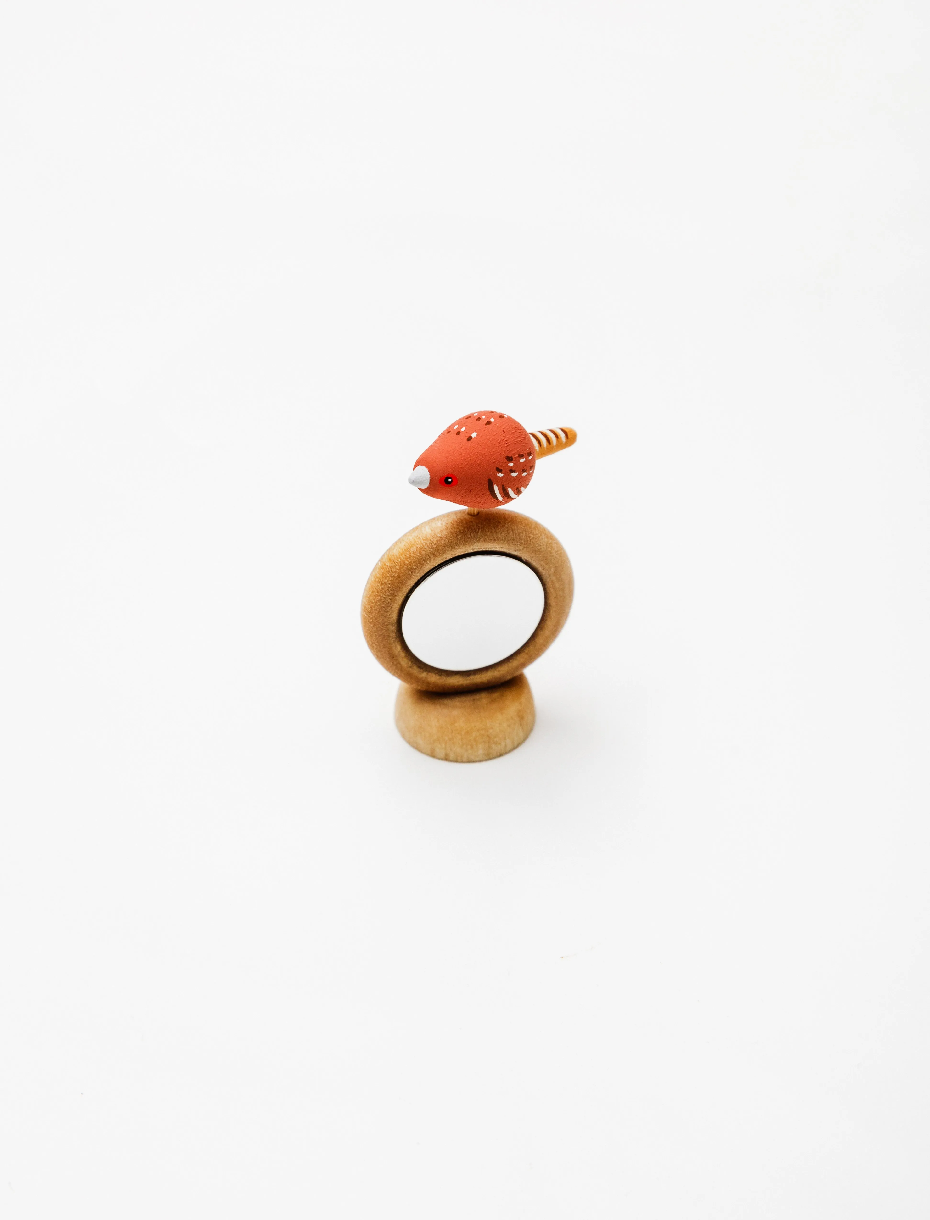Pheasant   Mirror Wooden Toy