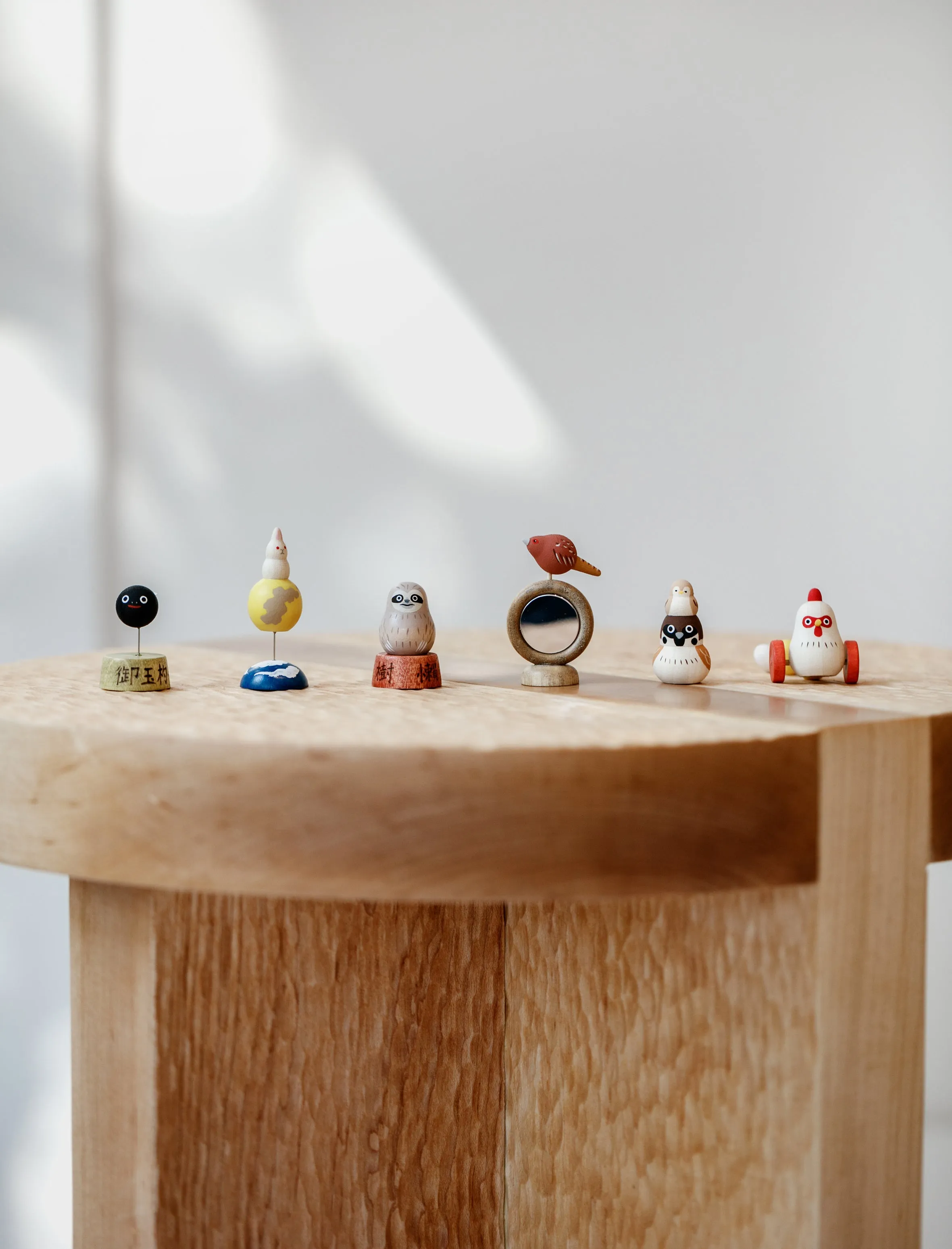 Pheasant   Mirror Wooden Toy