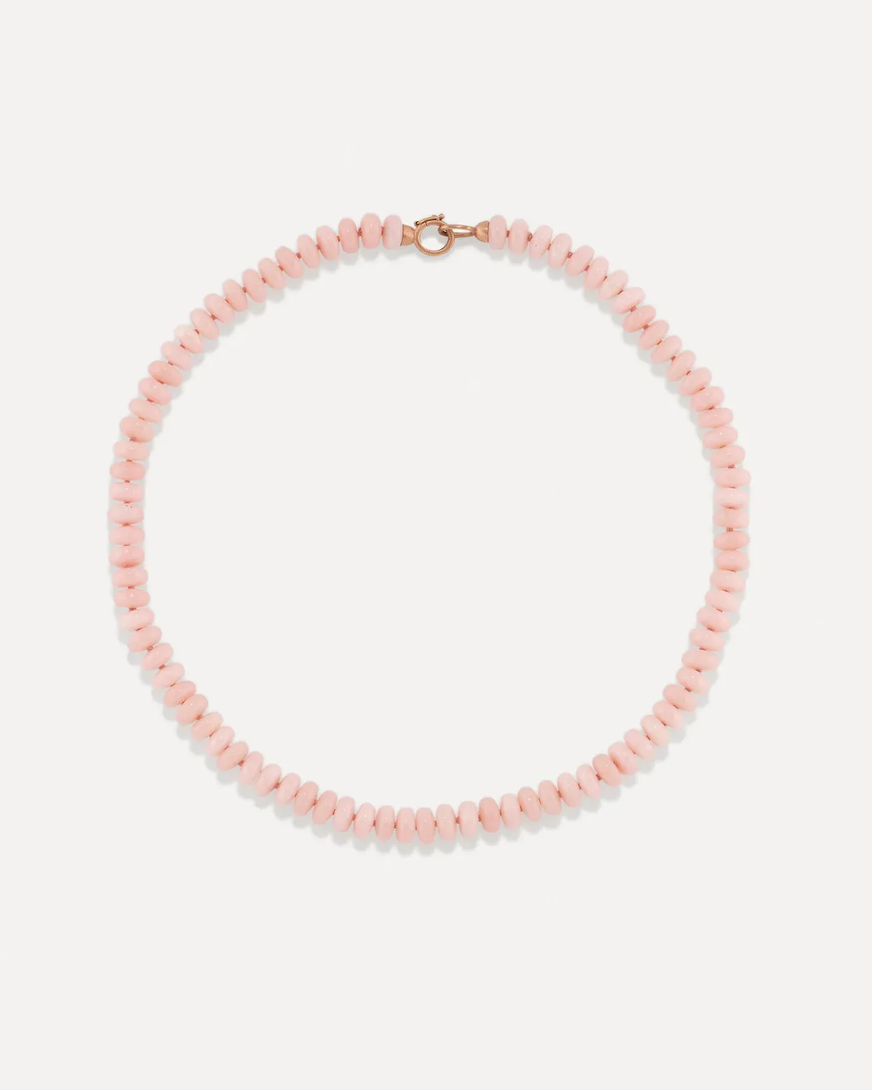 Pink Opal Beaded Candy Necklace