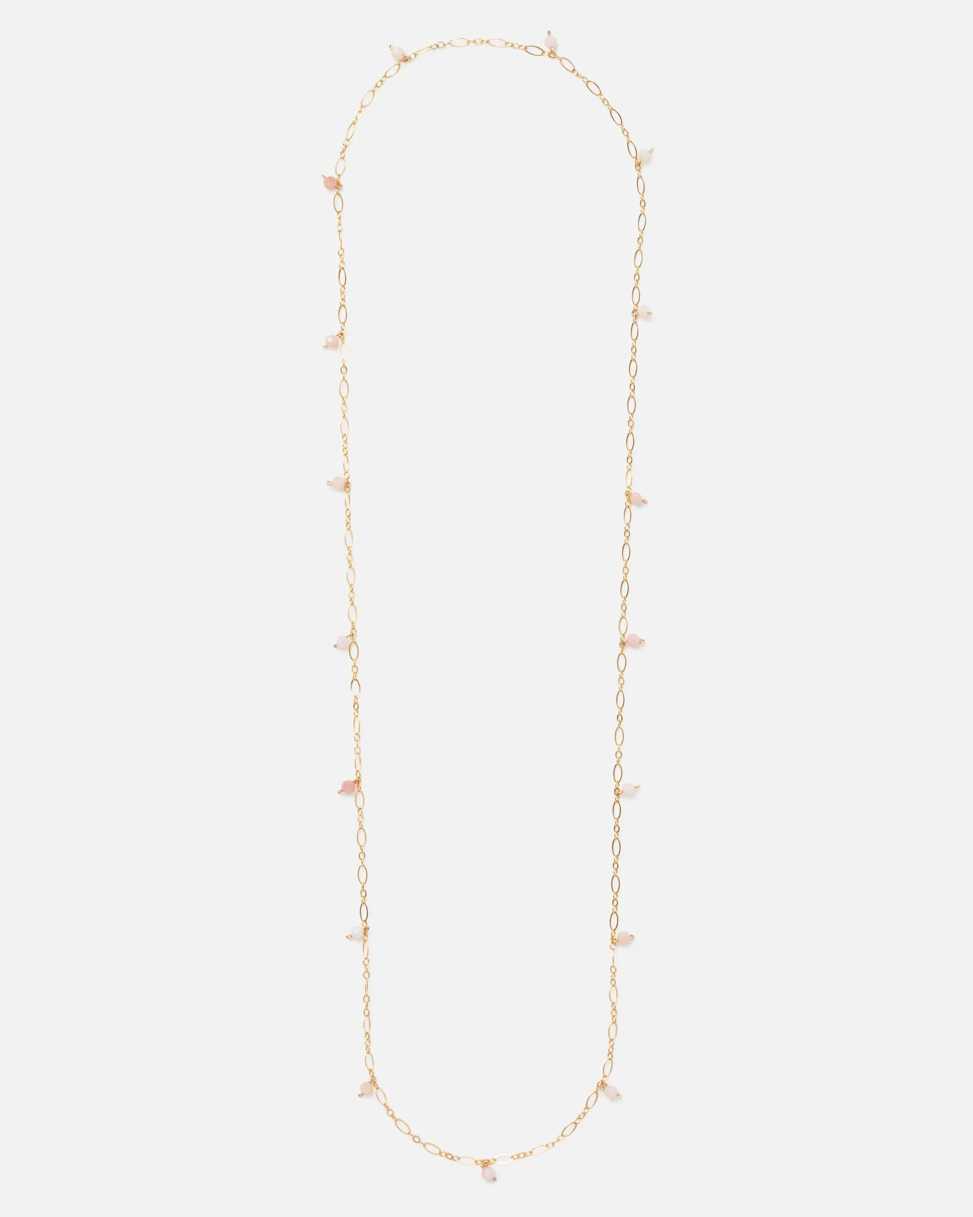 PINK OPAL JANELLE 14K GOLD FILLED NECKLACE