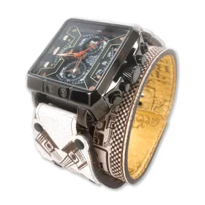 PISTON OFF VI-MENS HAND MADE-FULL GRAIN LEATHER-WATCH