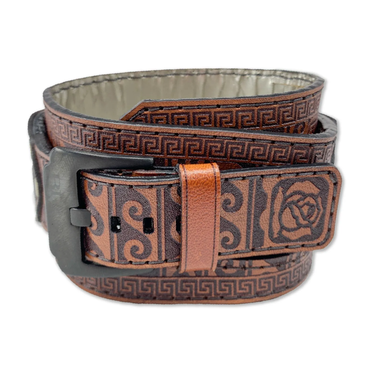 POSEIDON III-MENS HAND MADE-FULL GRAIN LEATHER-WATCH