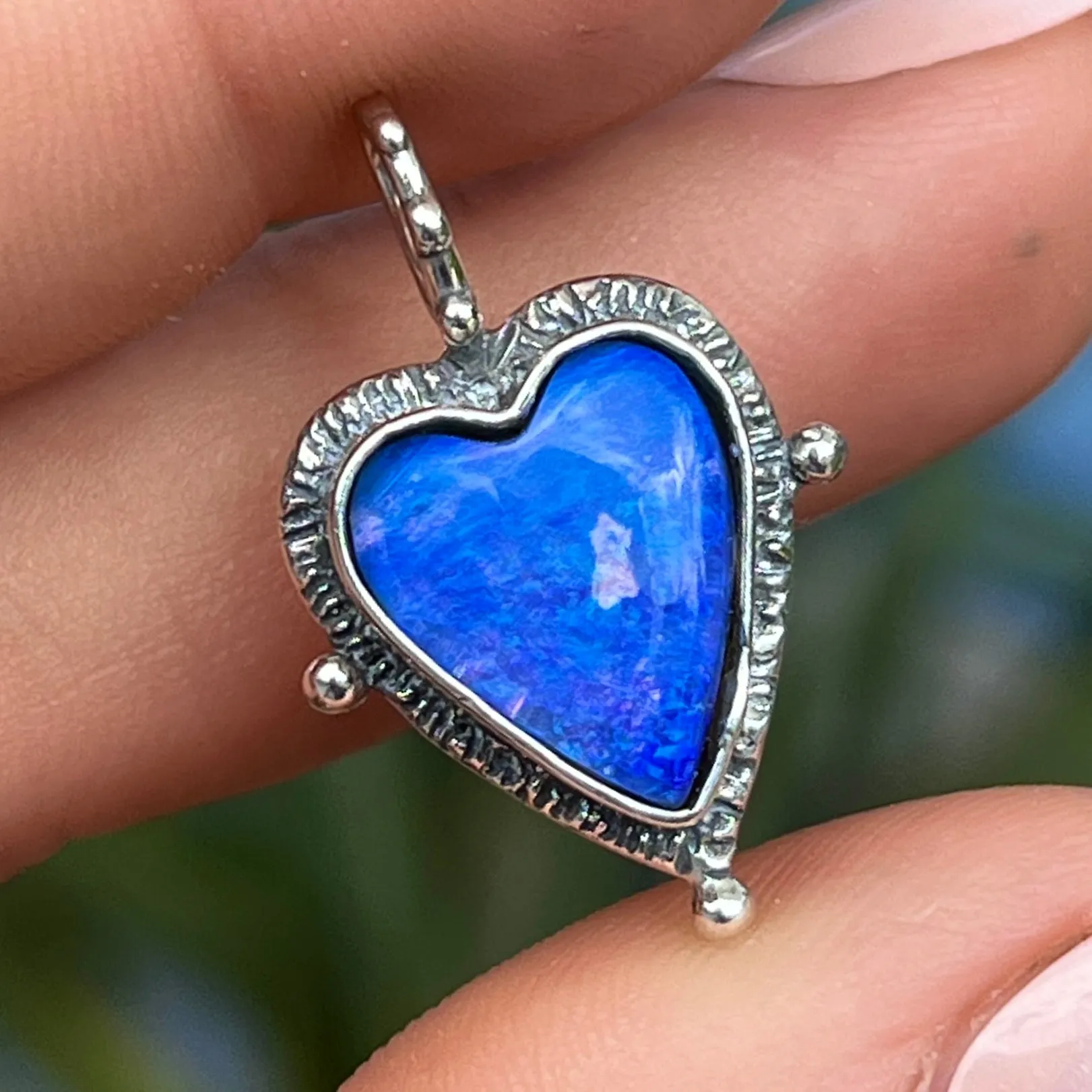 PRE-ORDER FOR CENA- Crystal Opal Heart Pendant