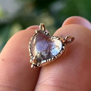 PRE-ORDER FOR STORME- Tiny Super Seven Heart Pendant