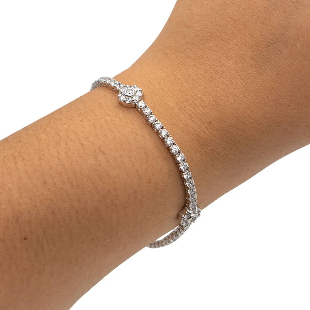 Pretty Petal Tennis Bracelet