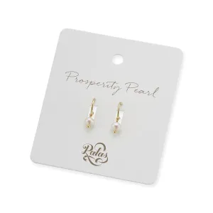 PROSPERITY PEARL HOOP EARRINGS