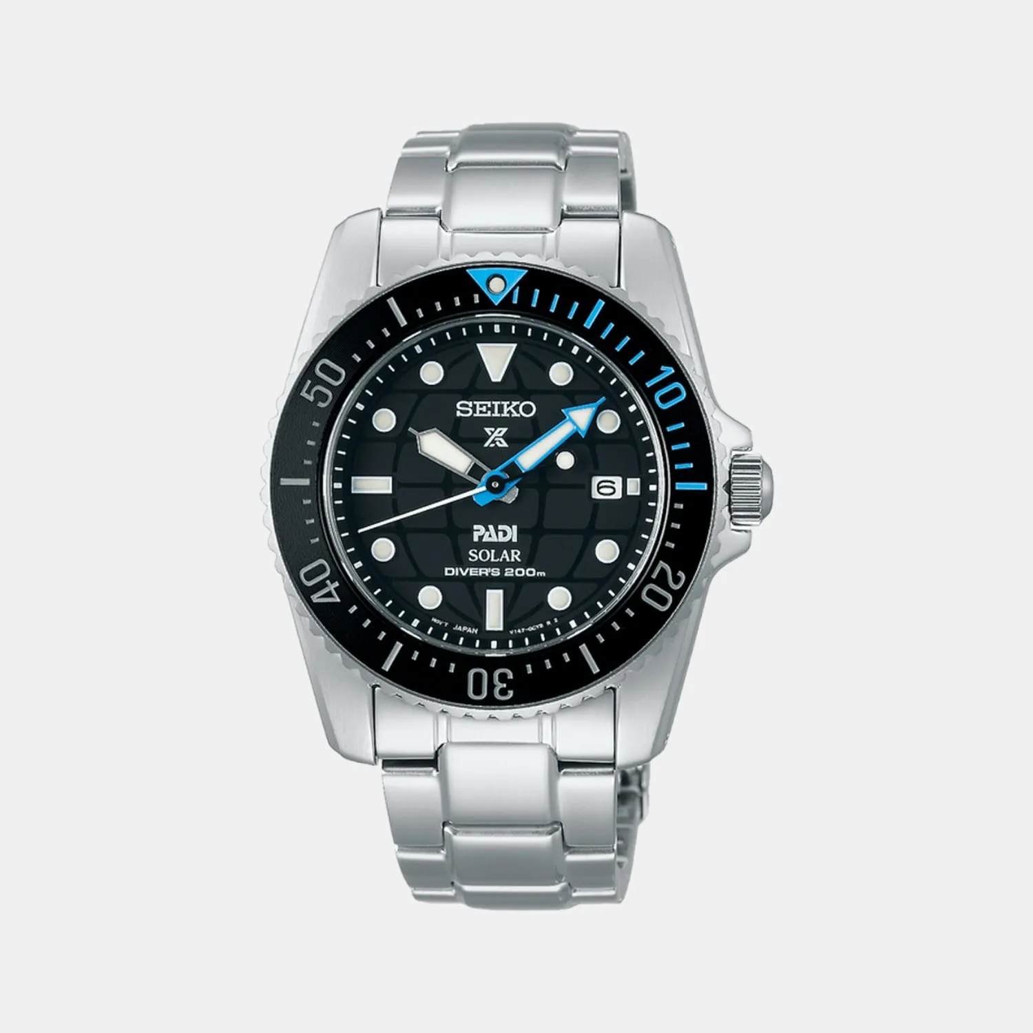 Prospex Men Solar Black Dial Analog Stainless Steel Watch SNE575P1