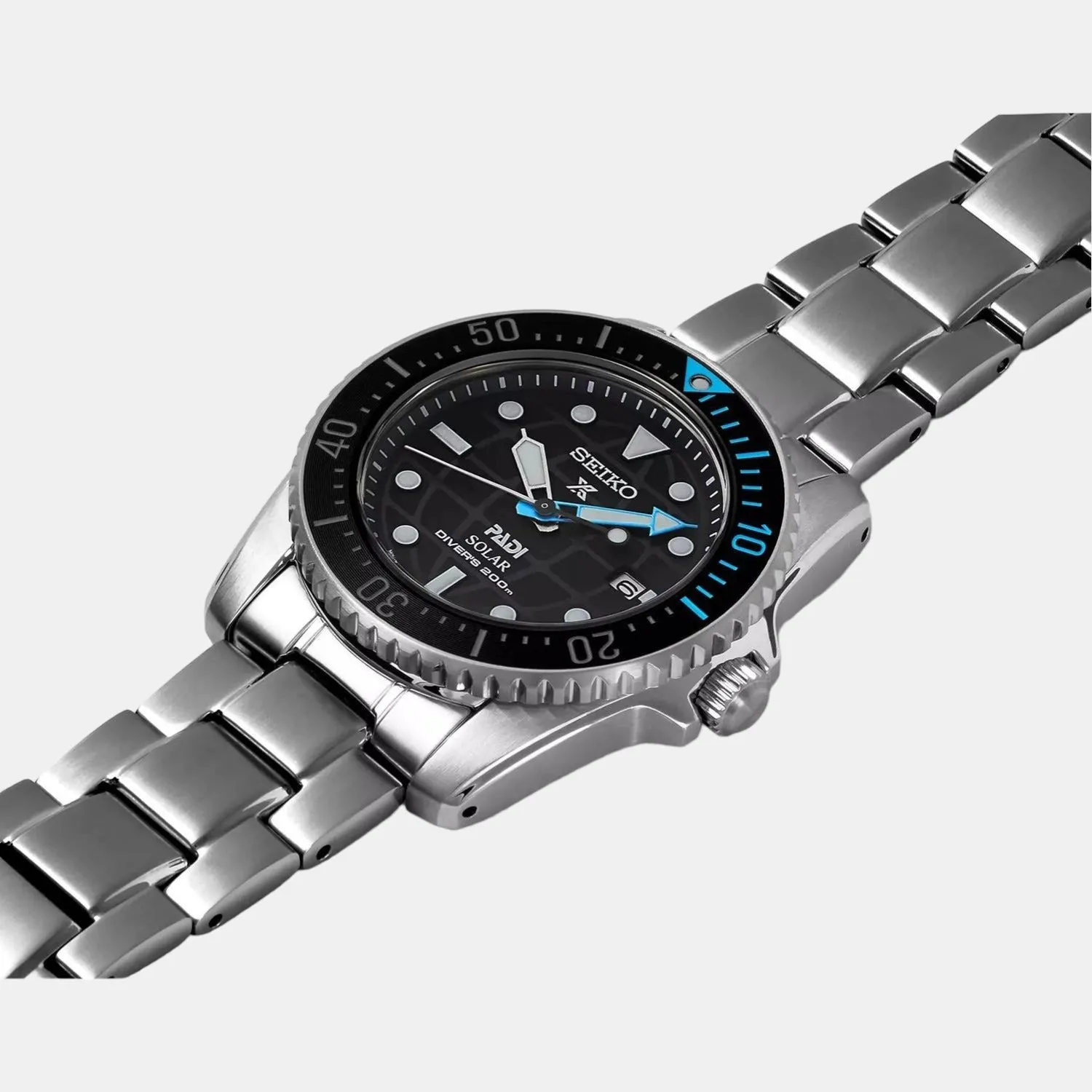 Prospex Men Solar Black Dial Analog Stainless Steel Watch SNE575P1
