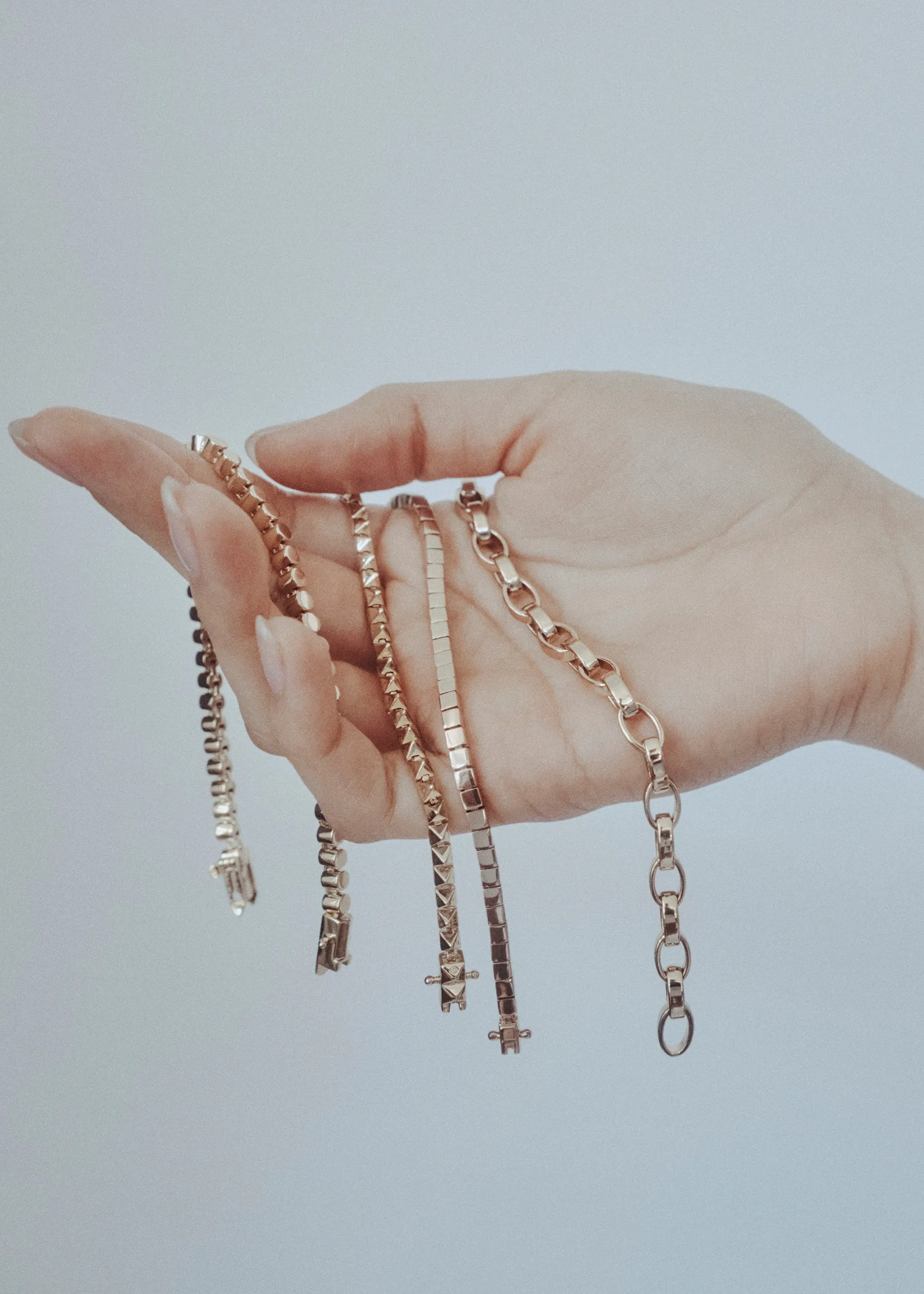 PYRAMID TENNIS BRACELET