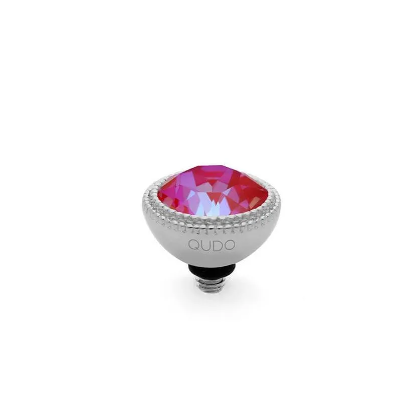 Qudo Fabero 11mm Silver Topper - Royal Red Delite