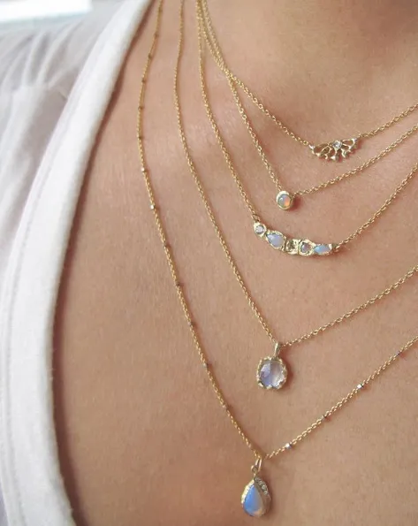 Raindrop Opal Necklace