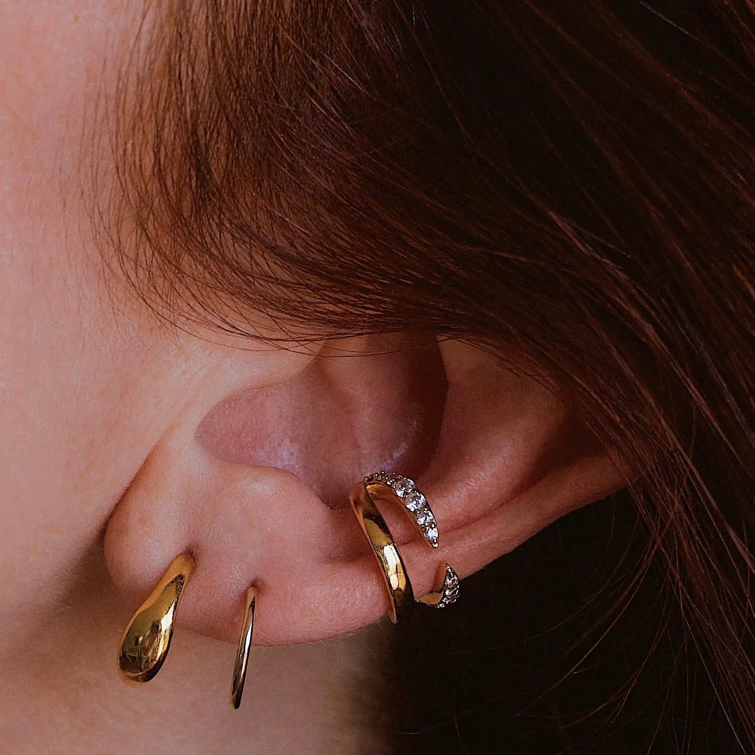 Rebel Ear Cuff Trio