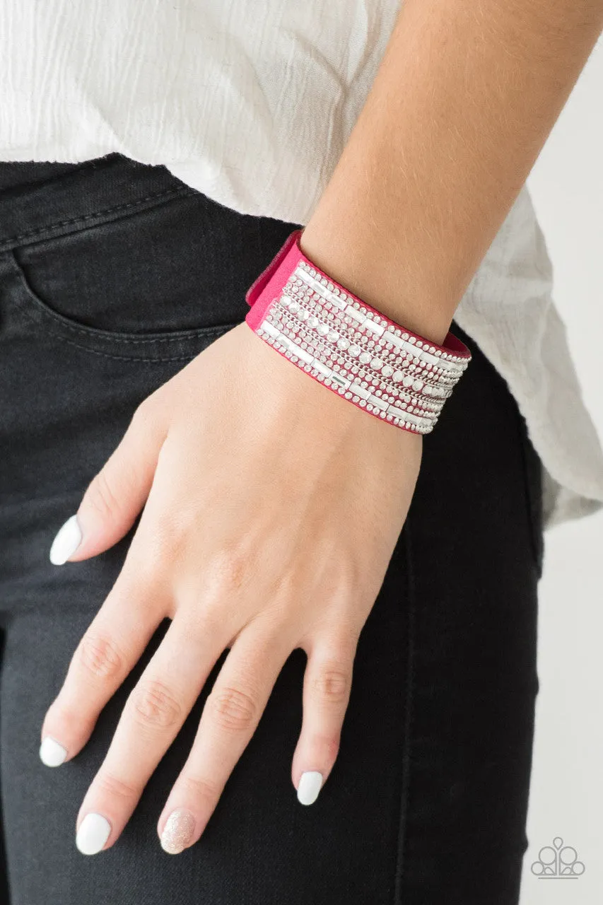 Rebel Radiance Pink Paparazzi Bracelet