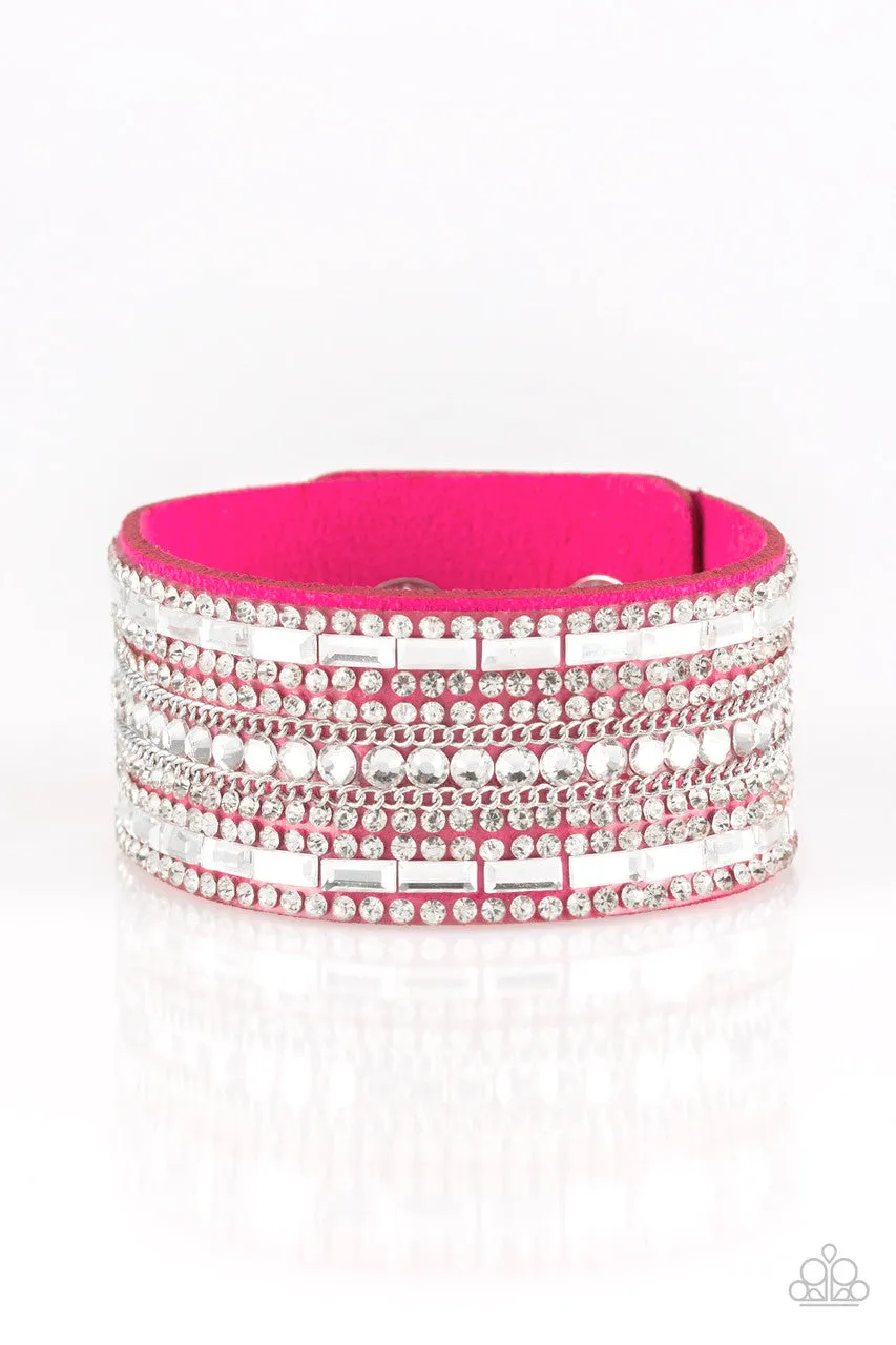 Rebel Radiance Pink Paparazzi Bracelet