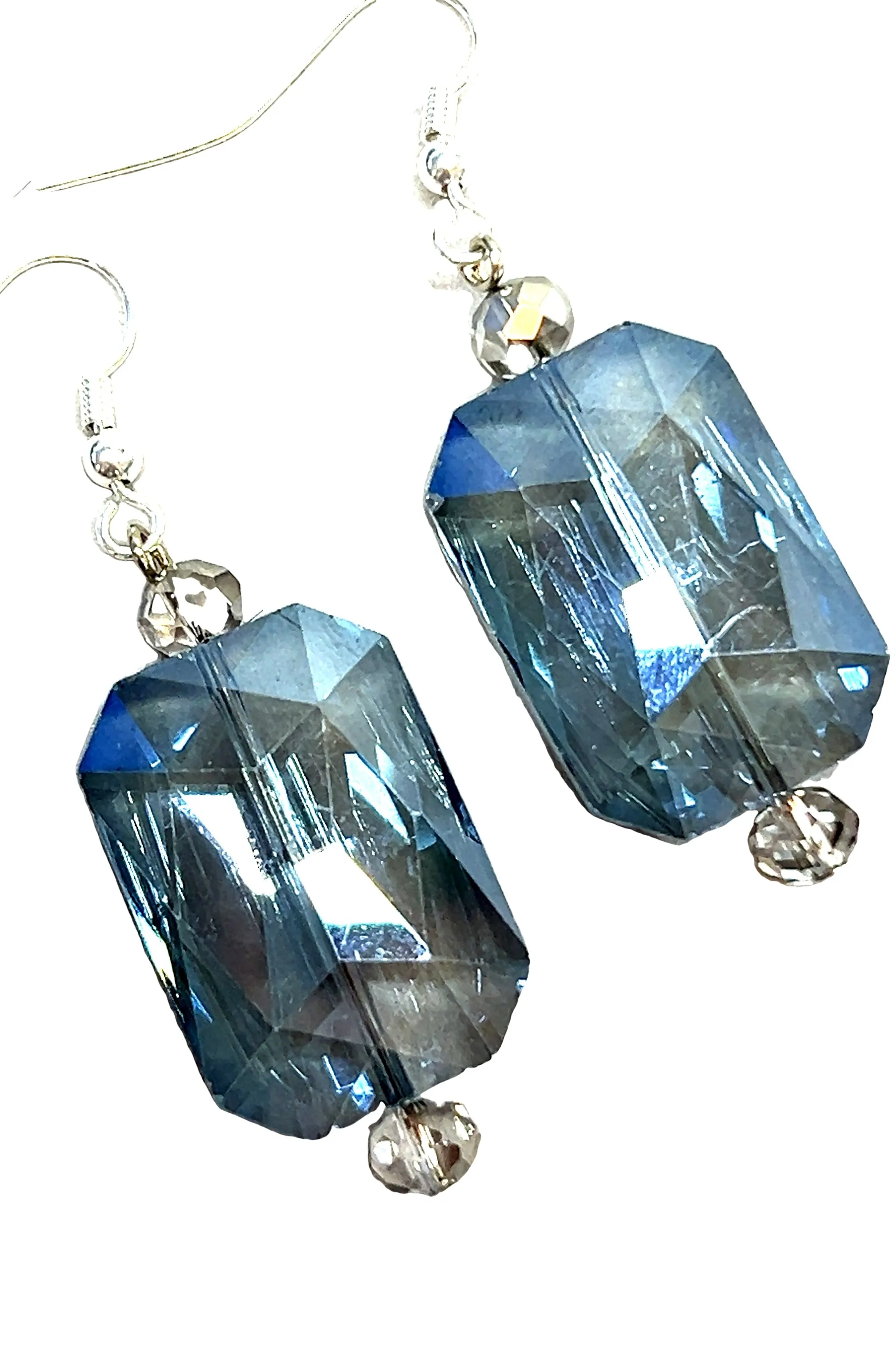 Rectangle Crystal Earrings