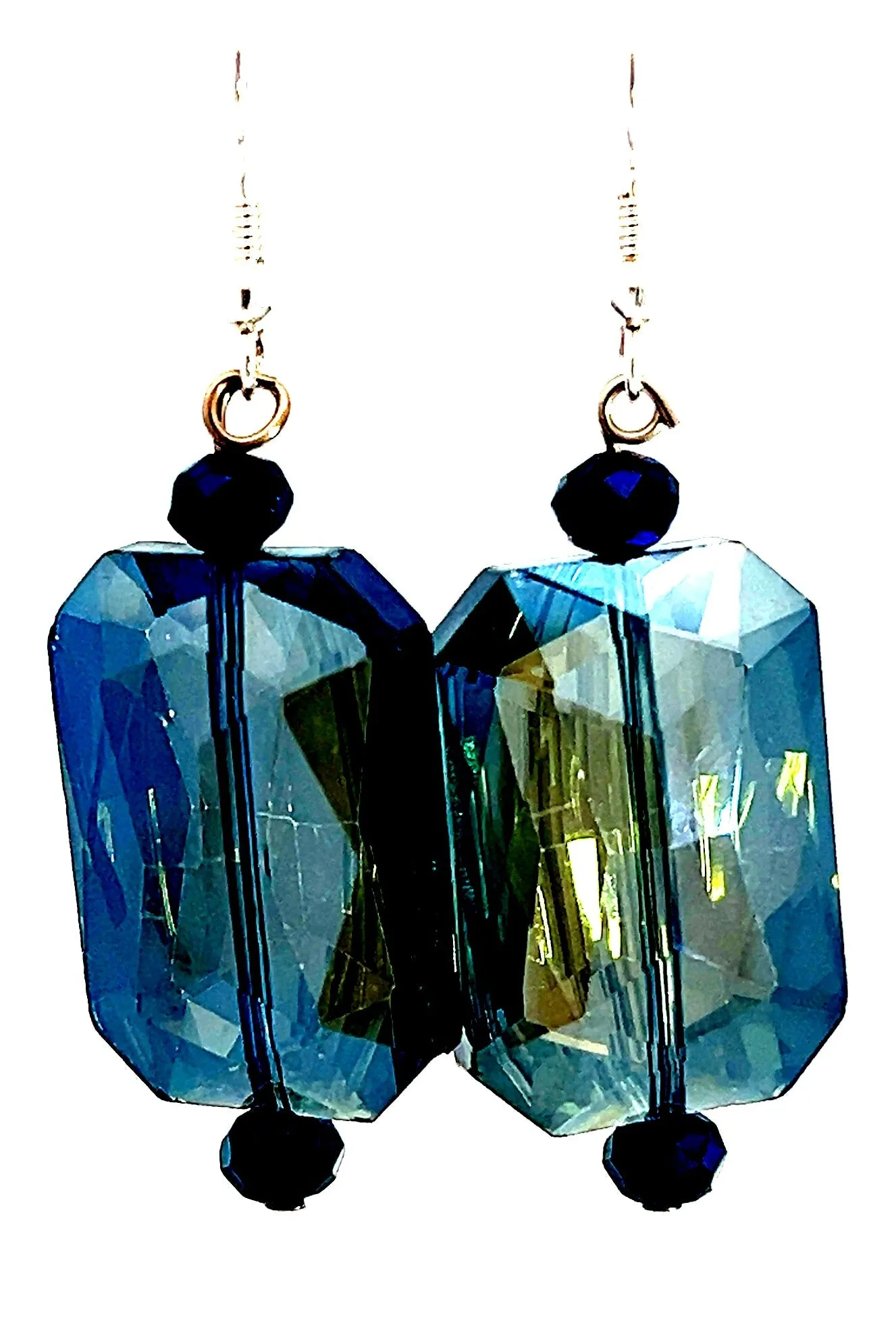 Rectangle Crystal Earrings